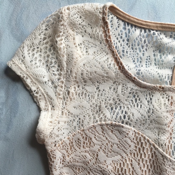 DONATED Speechless Small Ivory Lace Dress bridal shower - Picture 2 of 10